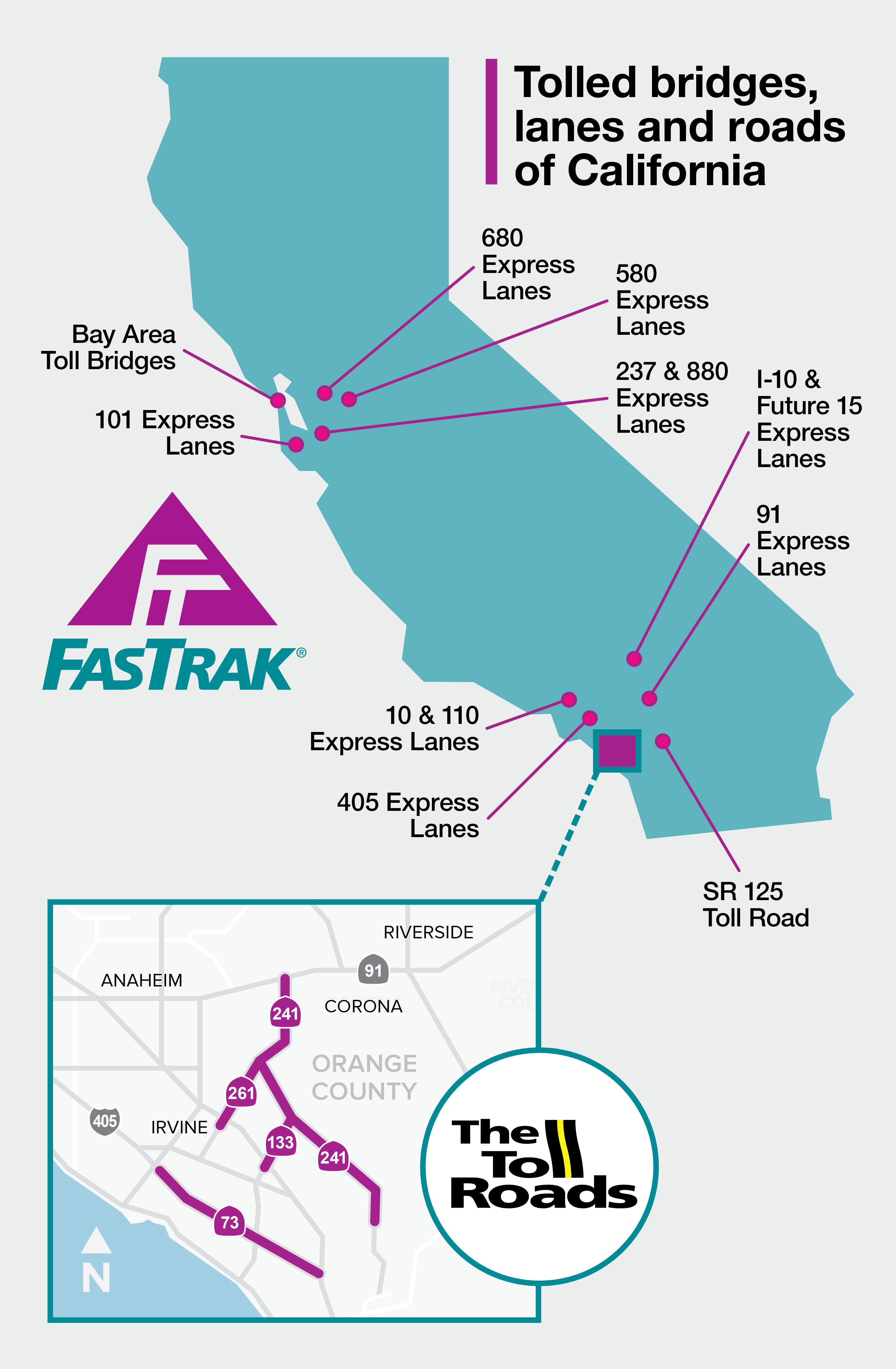 FASTRAK カリフォルニア版ファストラック カリフォルニア版ETC ファストラック（FASTRAK®）エクスプレス